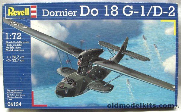 Revell 1/72 Dornier Do-18  - Seenotstaffel 5 Taormina Italy 1944 / 2./SAGr. 131 Norway 1944, 04134 plastic model kit